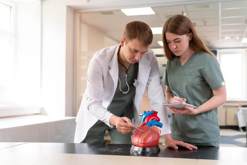 Preparing documents for a heart surgery consultation